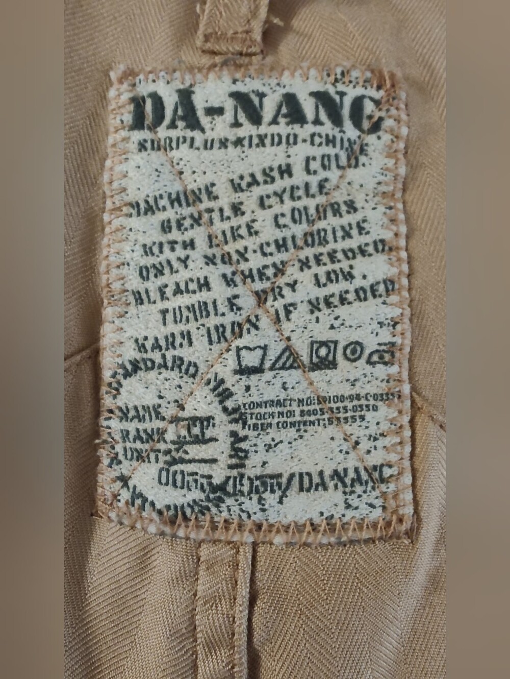 DA-NANG Women's Cargo Cropped Pants in Warm Beige NWOT - Picture 15 of 15